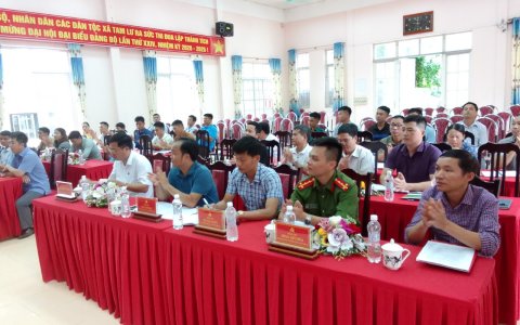 Đảng uỷ xã Tam Lư tổ chức hội nghị sơ kết 6 tháng đầu năm 2022 